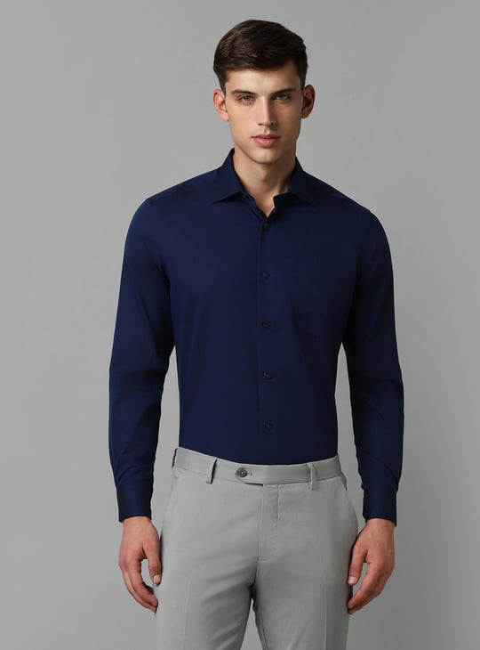 LOUIS PHILIPPE Men Solid Regular Fit Formal Shirt