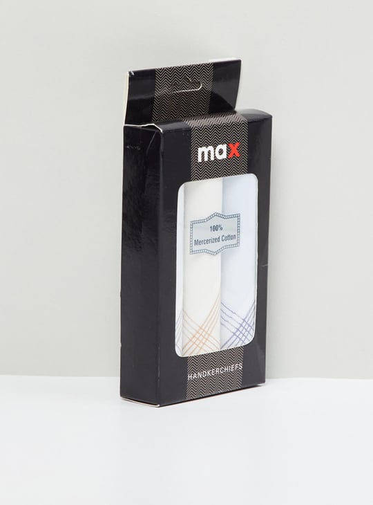 Men Checked Handkerchief- Pack of 3 