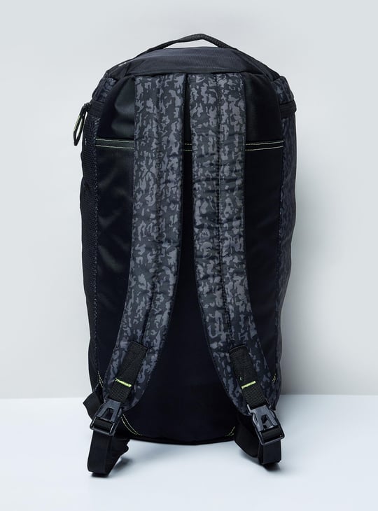 MAX Camouflage Print Duffle Bag with Shoulder Straps