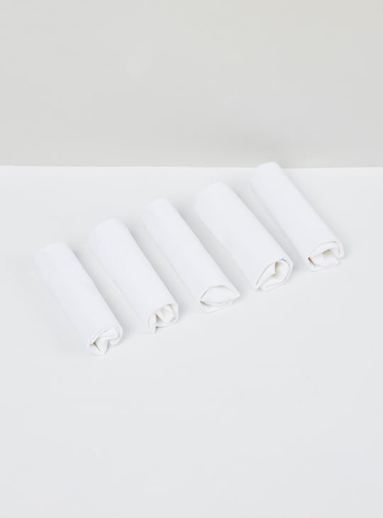 MAX Men Solid Handkerchief- Pack of 5