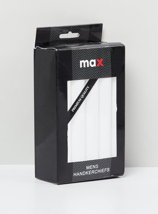 MAX Men Solid Handkerchief- Pack of 5