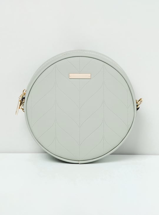 MAX Textured Circular Sling Bag