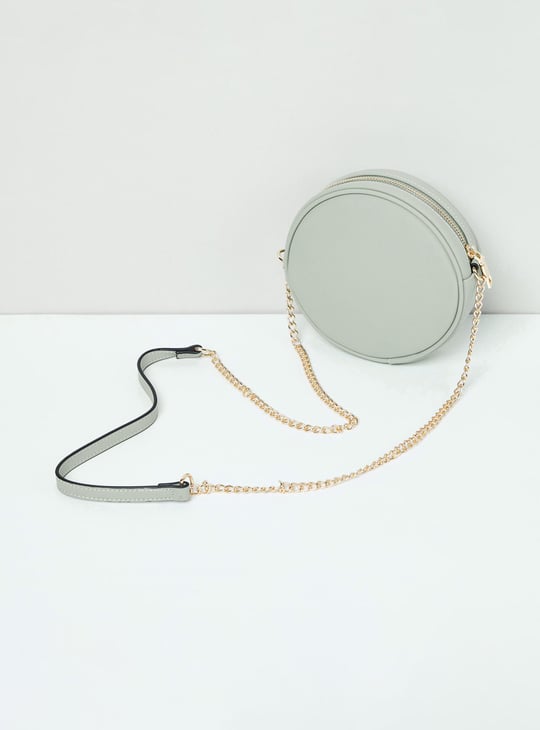 MAX Textured Circular Sling Bag