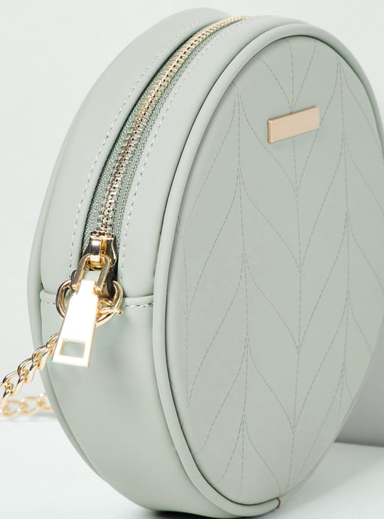 MAX Textured Circular Sling Bag