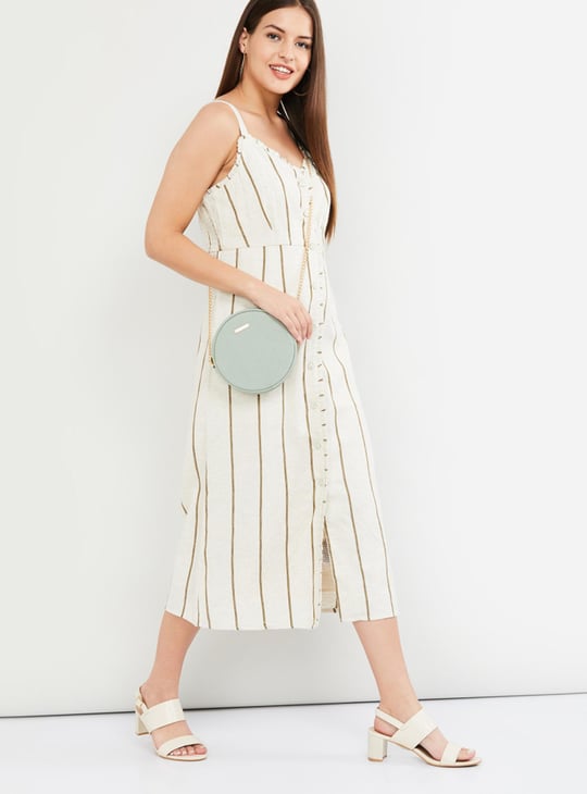 MAX Textured Circular Sling Bag