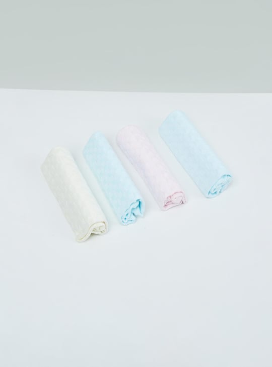 Women Textured Face Towels - Pack of 4 Pcs.