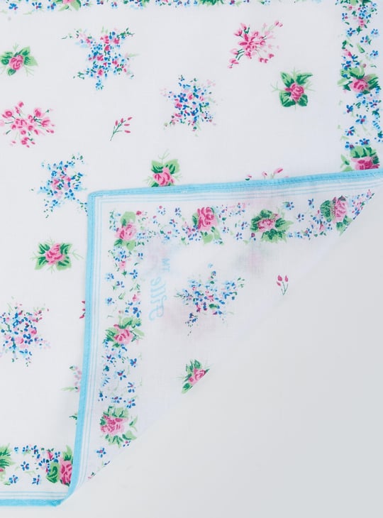Women Printed Handkerchief- Pack of 6 