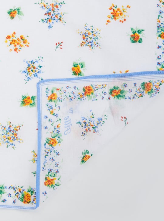 Women Printed Handkerchief- Pack of 6 