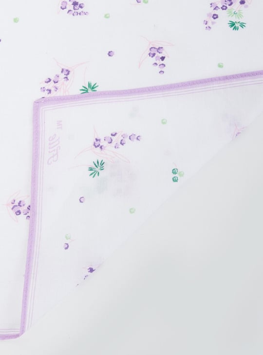 Women Printed Handkerchief- Pack of 6 