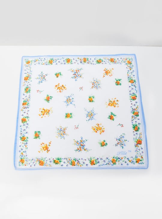 Women Printed Handkerchief- Pack of 6 