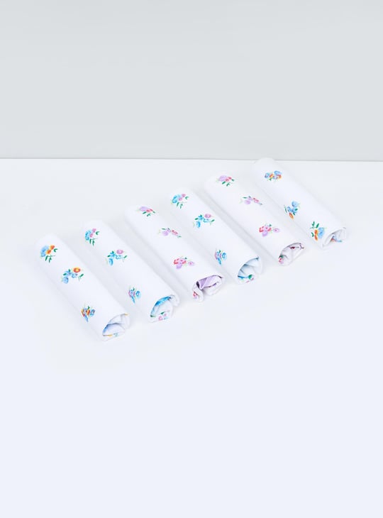 MAX Women Printed Handkerchief- Pack of 6