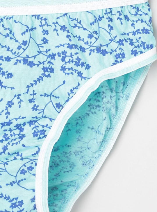 Girls Printed Brief - Pack of 3