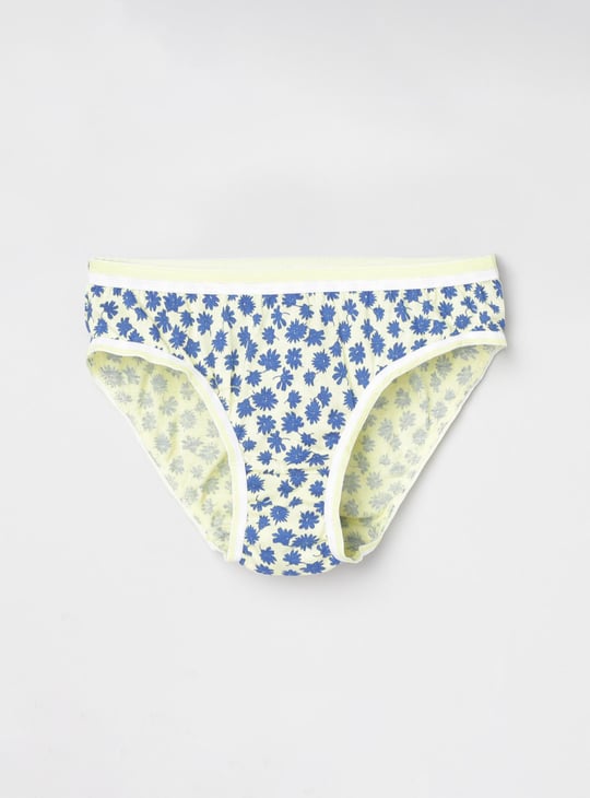 Girls Printed Brief - Pack of 3