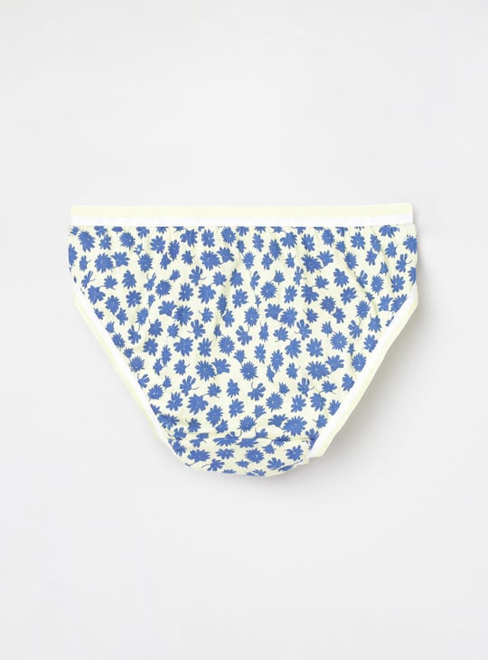 Girls Printed Brief - Pack of 3