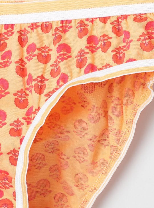 Girls Printed Brief - Pack of 3