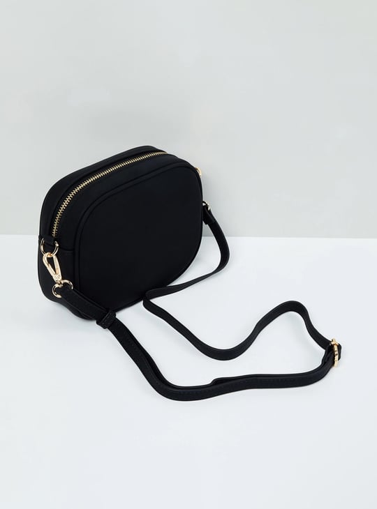 MAX Women Printed Zip-Closure Sling Bag