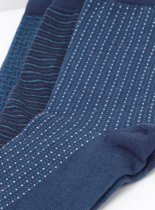 Men Patterned Socks- Set of 3 