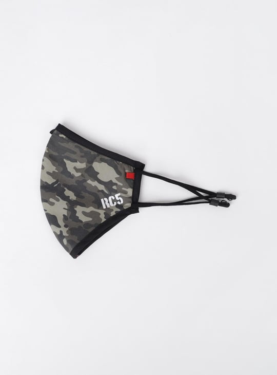 Men Printed Face Mask - Set of 3