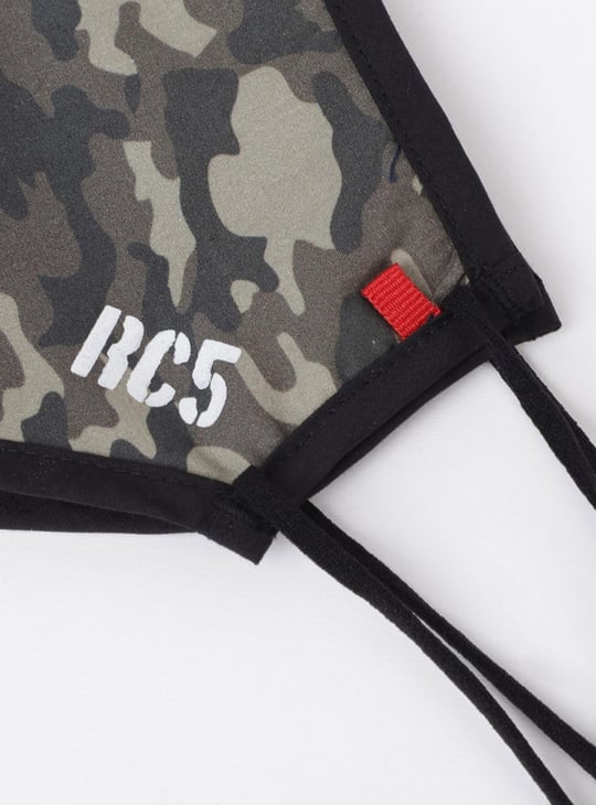 Men Printed Face Mask - Set of 3