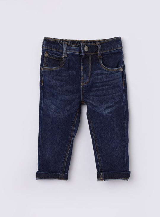 MAX Boys Solid Slim Fit Denim Jeans