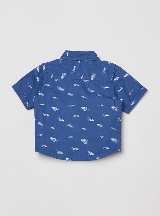 MAX Boys Printed Casual Shirt