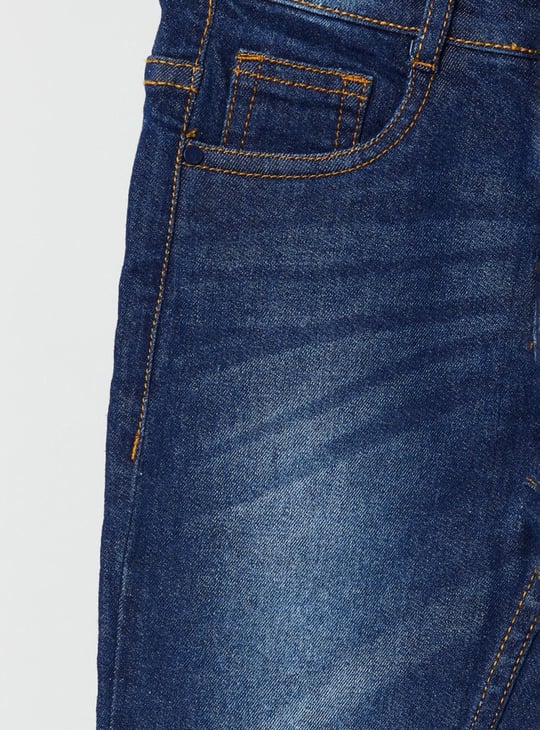 MAX Boys Stonewashed Slim Fit Jeans