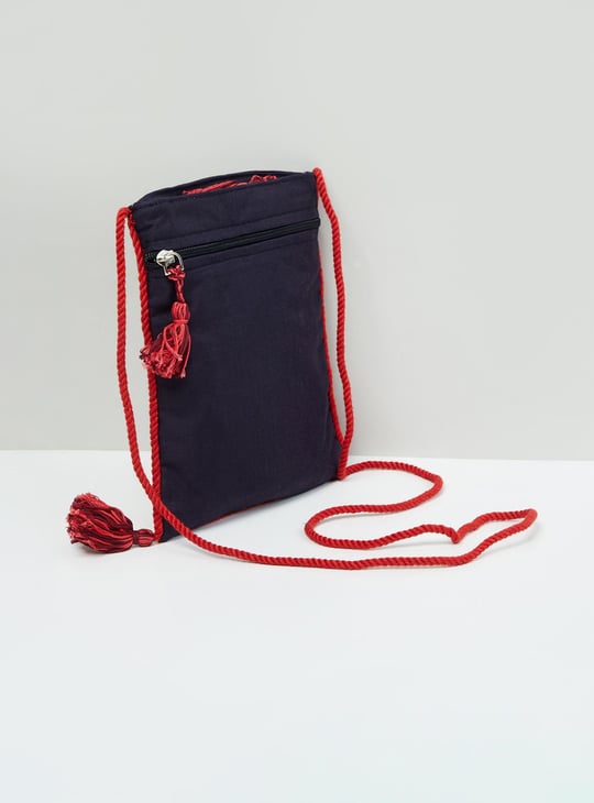 Women Embroidered Sling Bag 