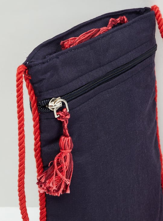 Women Embroidered Sling Bag 