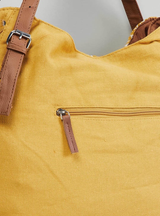 MAX Women Embellished Tote Bag