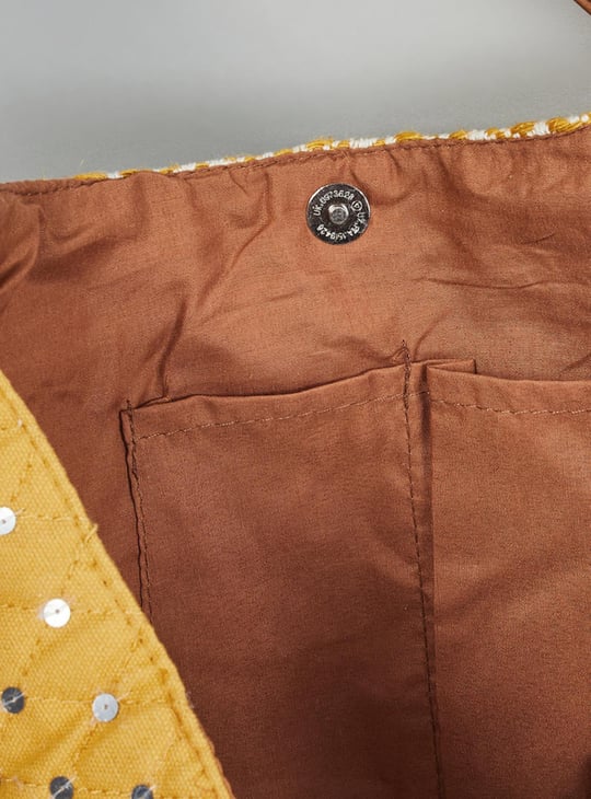 MAX Women Embellished Tote Bag