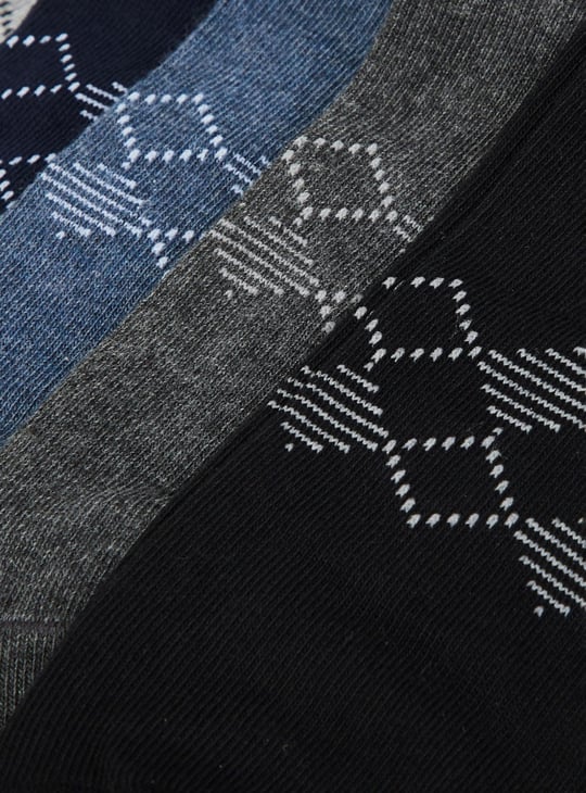 MAX Men Woven Design Socks- Set of 5