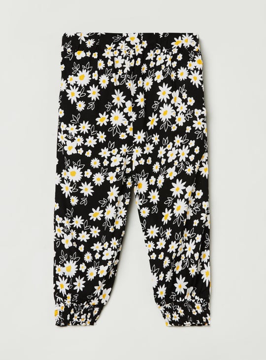 MAX Girls Floral Print Jogger Trousers