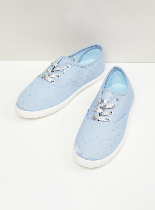 Women Embellished Canvas Shoes 