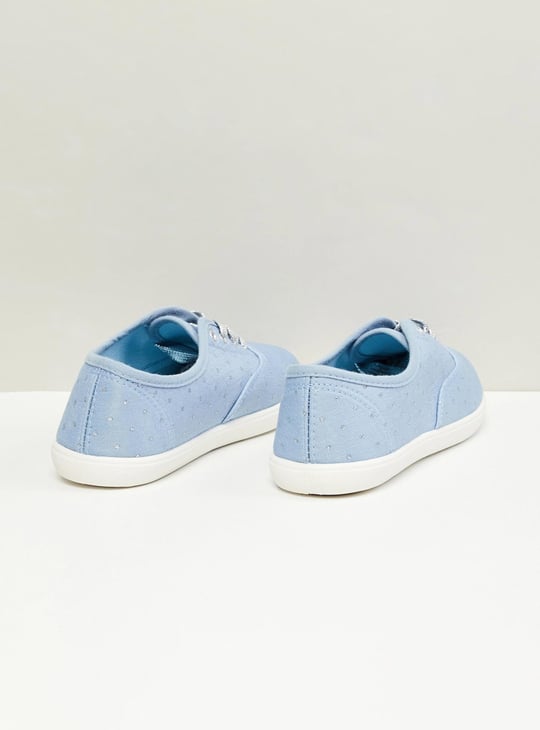 Women Embellished Canvas Shoes 