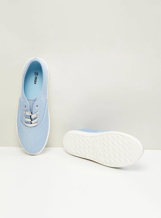 Women Embellished Canvas Shoes 