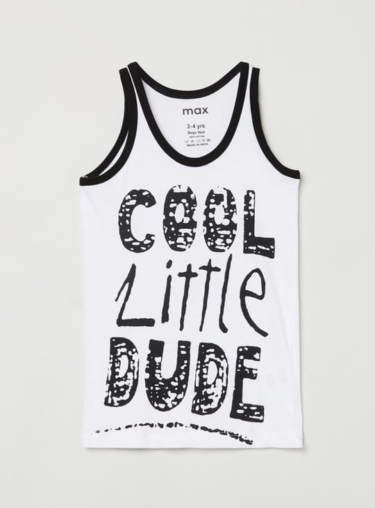 Boys Printed Vests- Pack of 2 