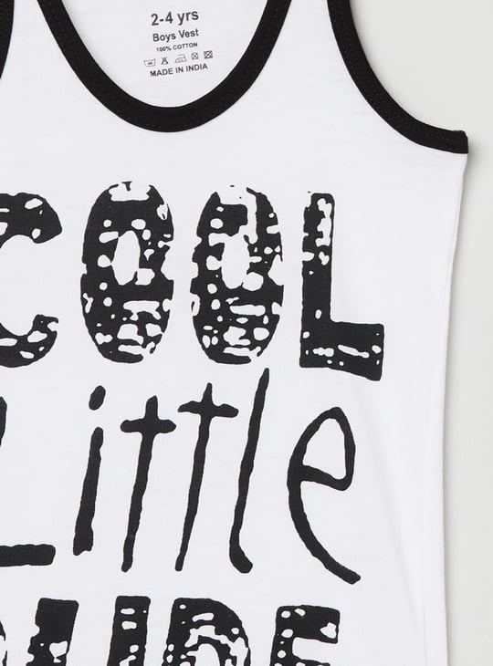 Boys Printed Vests- Pack of 2 