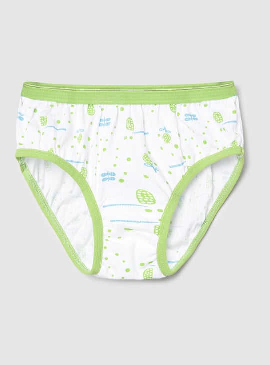 Girls Printed Hipster Panties - Pack of 3 