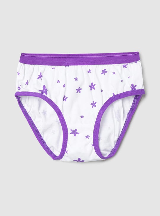 Girls Printed Hipster Panties - Pack of 3 