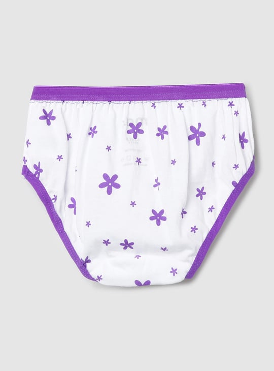 Girls Printed Hipster Panties - Pack of 3 