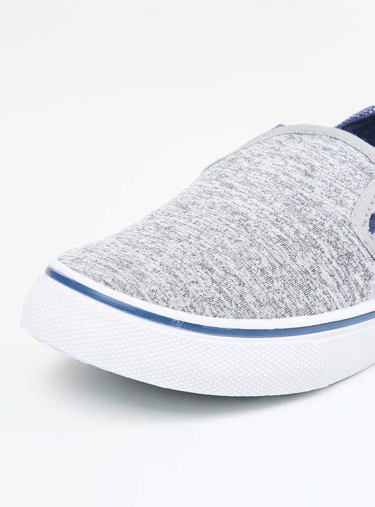 Boys Colourblocked Slip-On Canvas Shoes