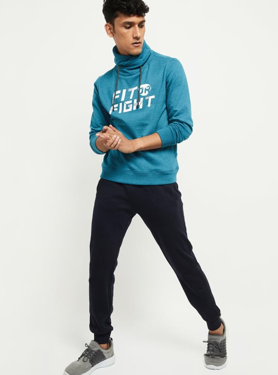 Men Solid Elasticated Joggers 