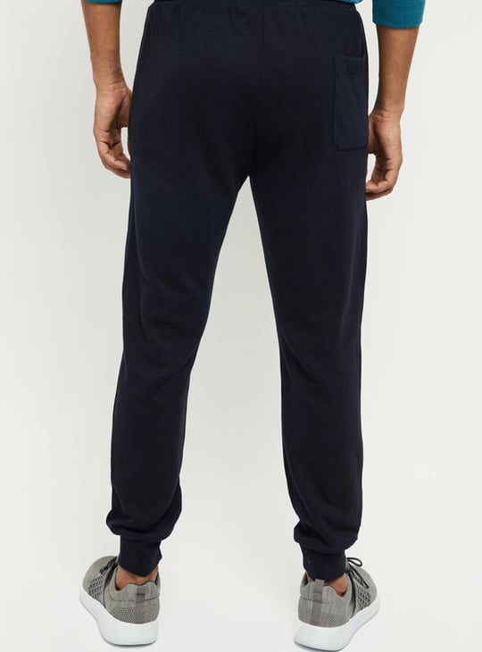Men Solid Elasticated Joggers 