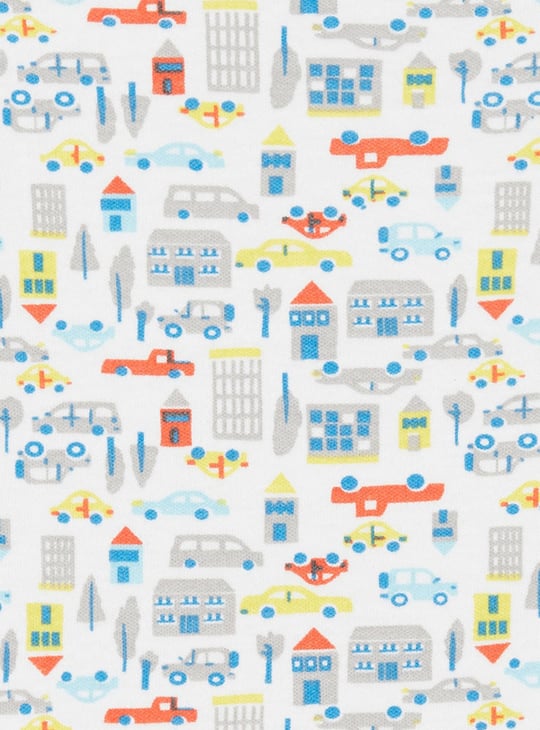 Boys Printed Bodysuit- Pack of 2