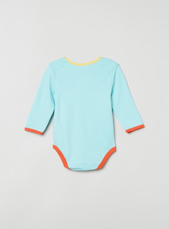 Boys Printed Bodysuit- Pack of 2