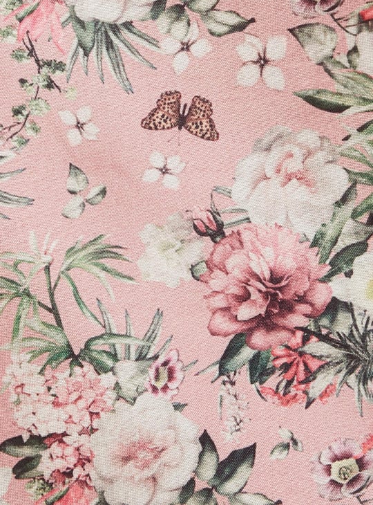 Boys Floral Printed Nehru Jacket