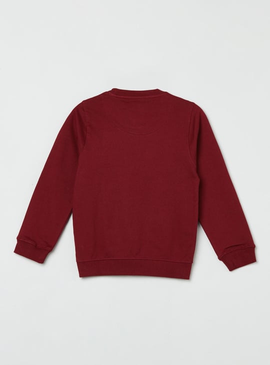 MAX Boys Sequinned Crew Neck Sweatshirt