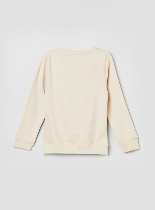 MAX Boys Printed Crew Neck Sweatshirt
