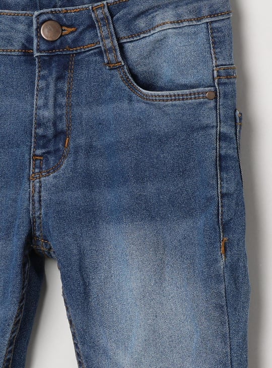 MAX Girls Stonewashed Slim Fit Jeans