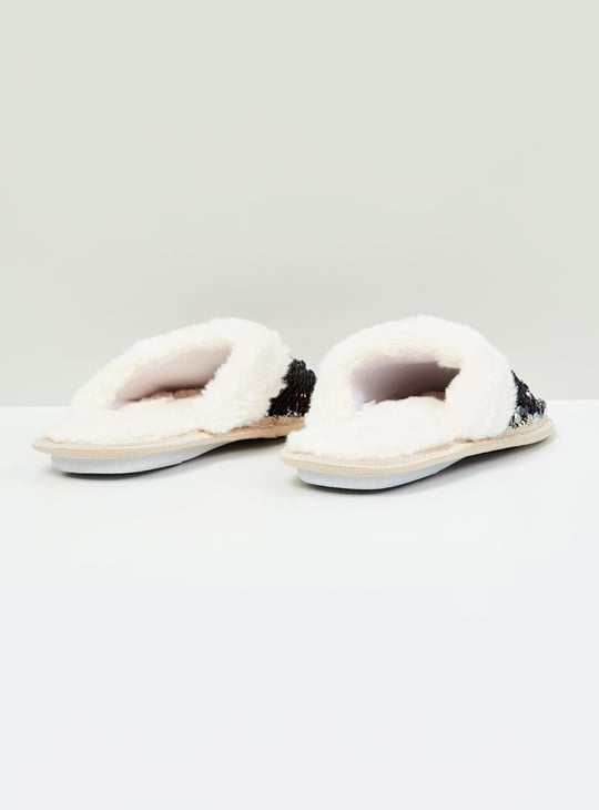 MAX Girls Embellished Bedroom Slippers